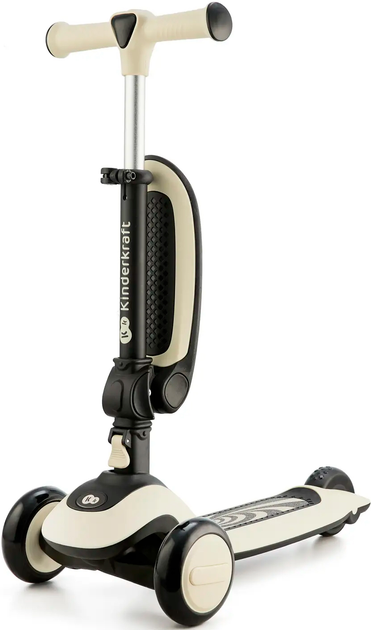 Rowerek biegowy - hulajnoga Kinderkraft Halley Stone White (KRHALL00WHT0000) - obraz 2
