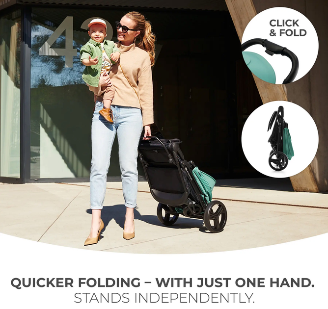 Wózek spacerowy Kinderkraft Rine Moonlight Grey (5902533921720) - obraz 12