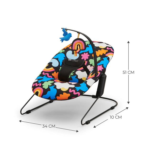 Крісло-гойдалка Kinderkraft Calmee Happy Shapes (KBCALM00HAP0000) (5902533925506) - зображення 3