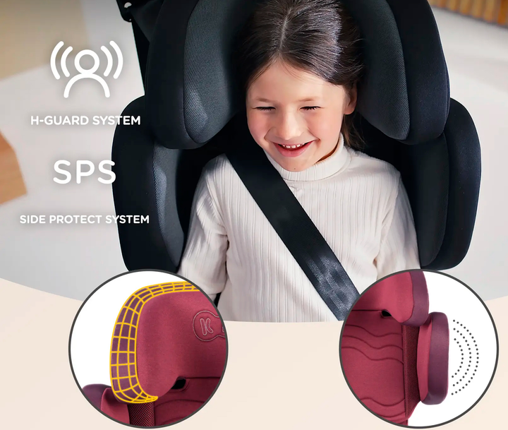 Fotelik samochodowy Kinderkraft Xpand 2 i-Size Cherry Pearl (KCXPAN02RED0000) - obraz 8