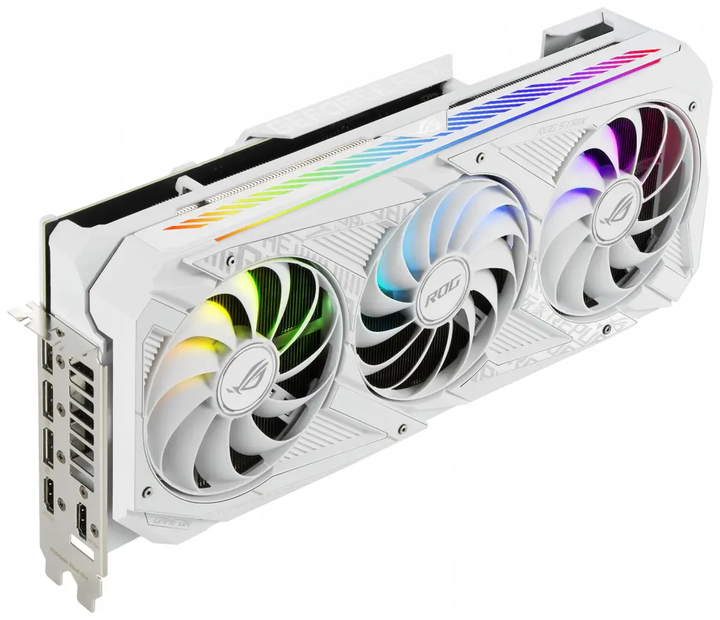 Відеокарта ASUS ROG-STRIX-RTX3080-O10G-WHITE - изображение 3