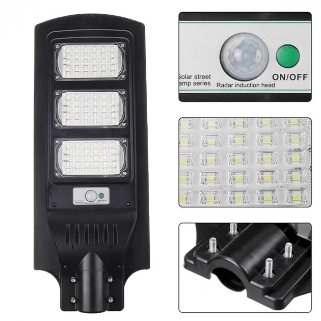 Вуличний ліхтар на стовп Solar Street Light IP 65 LY-002 - Фото 8 Вуличний ліхтар на стовп Solar Street Light IP 65 LY-002 - зображення 8