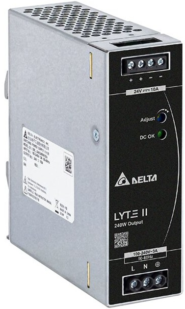 Zasilacz na szynę DIN Delta 240W, 24V, 10A (DRL-24V240W1EN) (5902135148136) - obraz 1