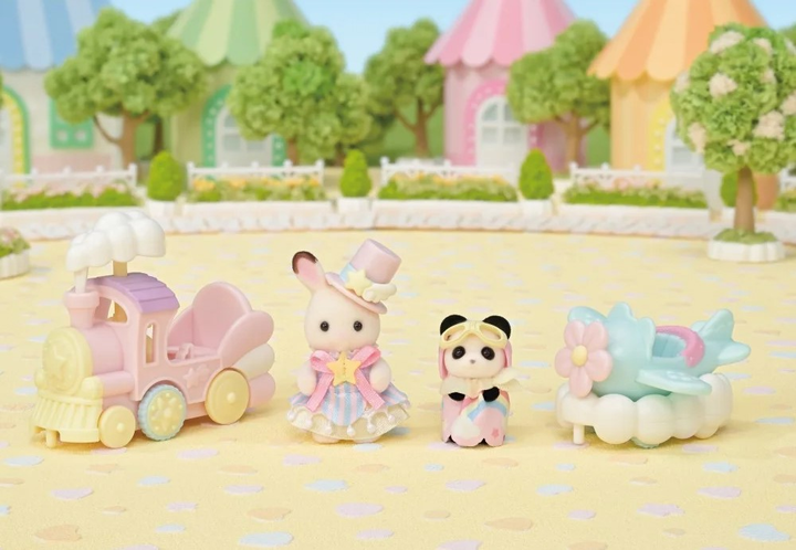 Zestaw Sylvanian Families Zabawne pojazdy w parku rozrywki SLV5819 (5054131058190) - obraz 7