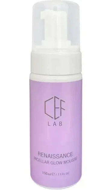 Міцелярний антиоксидантний мус CEF Lab Renaissance Micellar Glow Mousse - Фото 1 Міцелярний антиоксидантний мус CEF Lab Renaissance Micellar Glow Mousse - зображення 1