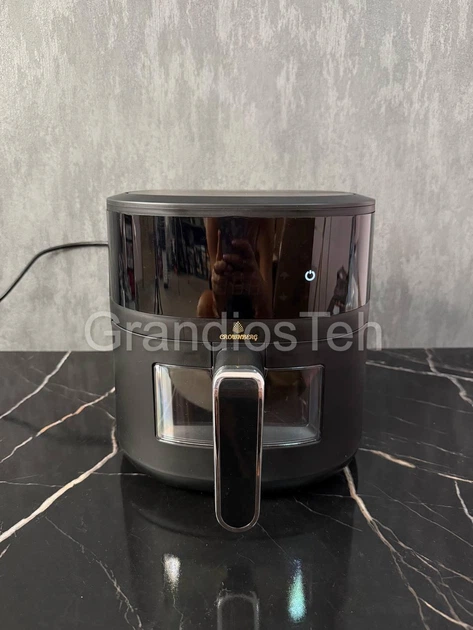Аэро фритюрница Crownberg CB 5551, 5 л, 2000 Вт, небольшая мультипечь, мощный аэрогриль - изображение 2
