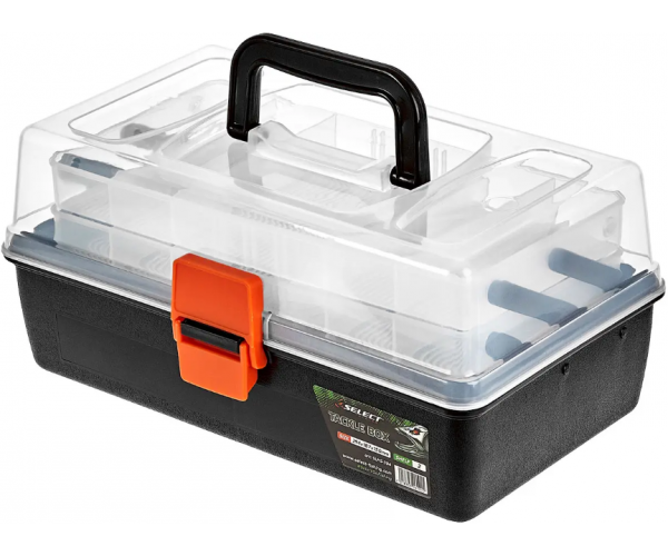 Ящик пластиковый рыболовный Select Tackle Box SLHS-304 29.4х18.7х15см - Фото 1 Ящик пластиковый рыболовный Select Tackle Box SLHS-304 29.4х18.7х15см - изображение 1
