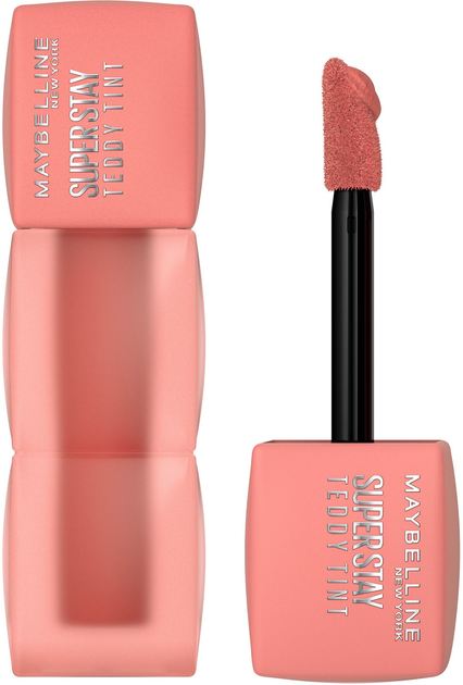 Стійка матова помада-тінт для губ Maybelline New York Super Stay Teddy Tint 10 Current mood 5 мл (30144309) - зображення 2