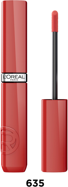 Pomadka do ust L'Oréal Paris Infaillible Laque Resistance 635 Worth It Medium 4.5 ml (3600524196790) - obraz 2