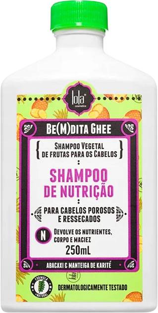 Szampon do włosów Lola Cosmetics Be(M)dita Ghee z Ananasem i Maslem Bacuri oczyszczający 250 ml (7899572810857) - obraz 1