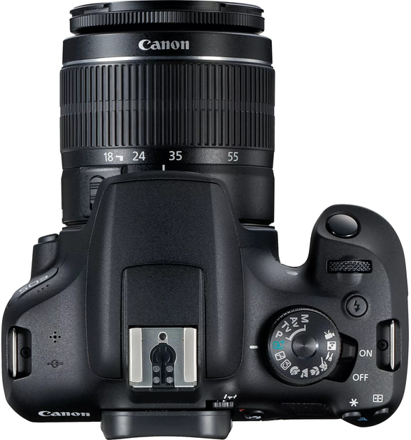 Фотоапарат Canon EOS 2000D + EF-S 18-55 IS II + Сумка SB130 + Карта памʼяті 16 ГБ (2728C013) - зображення 6