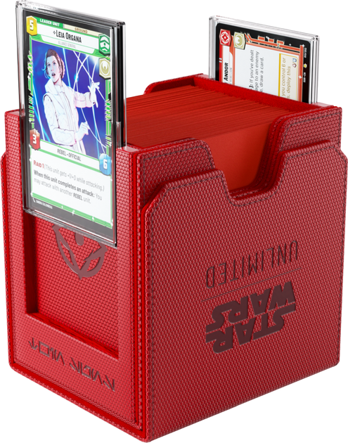 Коробка для карток Gamegenic: Star Wars Unlimited Card Game - Twin Suns Deck Pod - Red GGS20222ML (4251715417553) - зображення 2