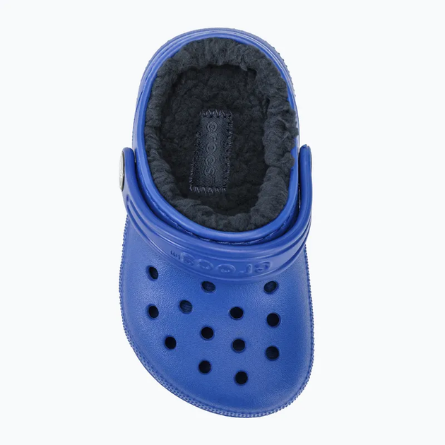 Детские кроксы-сабо утепленные для мальчика Crocs Classic Lined Clog T 207009-4KZ 24-25 (C8) Синие (196265146734) - изображение 5