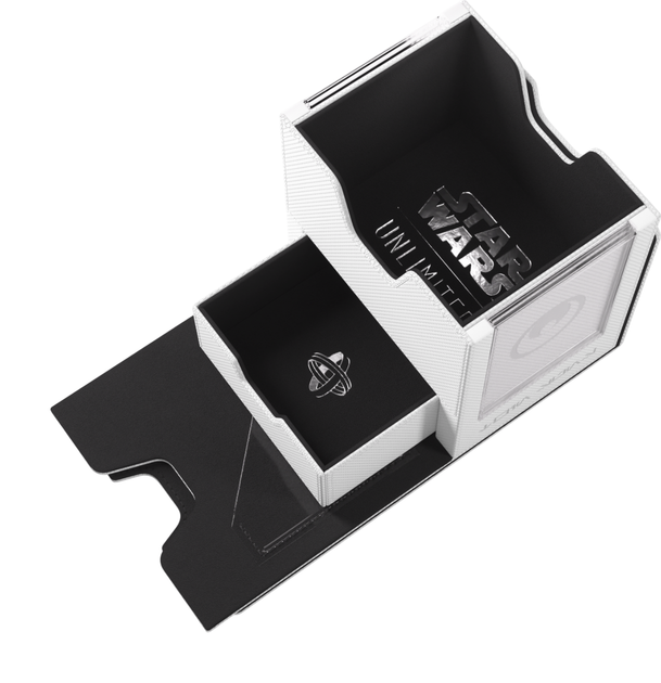 Pudełko na karty Gamegenic: Star Wars Unlimited Card Game - Twin Suns Deck Pod - White / Black GGS20224ML (4251715417577) - obraz 15