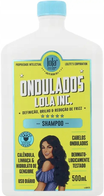 Шампунь для кучерявого волосся Lola Cosmetics Ondulados Lola Inc. зволожуючий 500 мл (7899572809981) - зображення 1