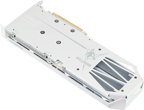 Karta graficzna Powercolor PCI-Ex Radeon RX 9060 XT Hellhound Spectral White 16GB GDDR6 (128bit) (3310/20000) (HDMI, 2 x DisplayPort) (RX9060XT 16G-L/OC/WHITE) - obraz 5