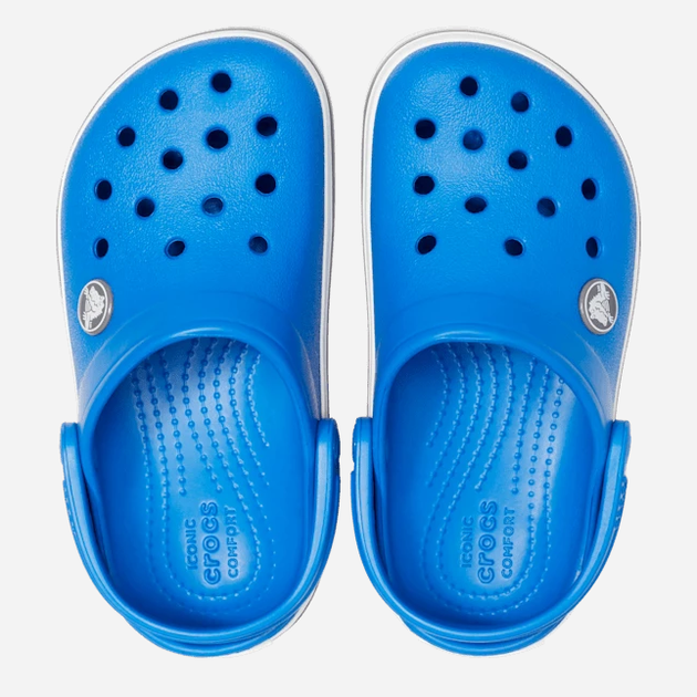 Детские кроксы-сабо для мальчика Crocs Crocband Clog T 207005-4JN 27-28 (C10) Синие (191448738256) - изображение 5