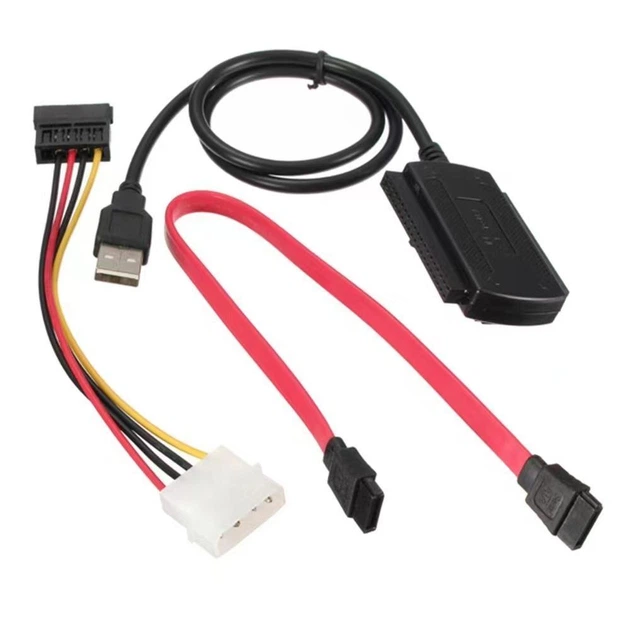 Адаптер перехідник USB SATA IDE 2.5/3.5 з блоком живлення конвертер для вінчестера CD-ROM 773381 - зображення 4