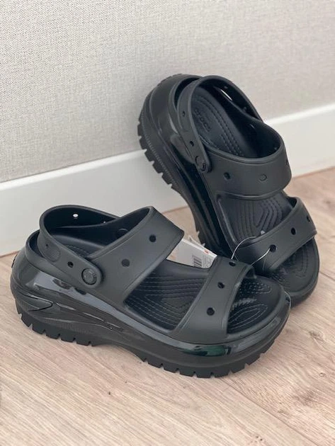 Босоніжки Crocs Mega Crush, W10, Black, 41-42 - Фото 15 Босоніжки Crocs Mega Crush, W10, Black, 41-42 - изображение 15