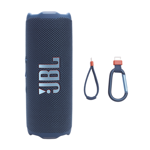 Акустическая система портативная JBL серии Flip 7 Blue (JBLFLIP7BLU), двухполосная, 35 Вт (25+10), 60 Гц – 20 кГц, Bluetooth 5.4, 14 часов автономн. работы, USB-Type C,IP67, синий - изображение 9