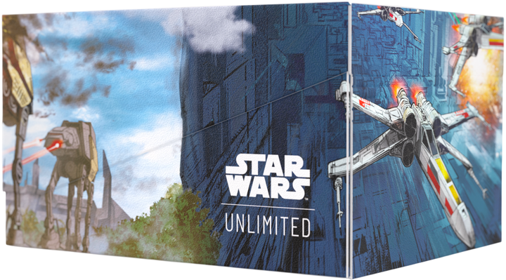 Pudełko na karty Gamegenic: Star Wars Unlimited Card Game - Twin Suns Soft Crate - Battle of Scarif GGS25143ML (4251715417508) - obraz 4