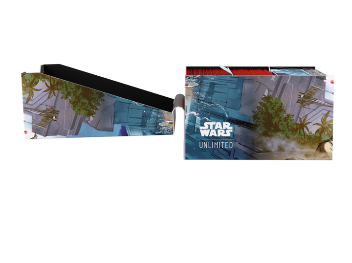 Pudełko na karty Gamegenic: Star Wars Unlimited Card Game - Twin Suns Soft Crate - Battle of Scarif GGS25143ML (4251715417508) - obraz 6