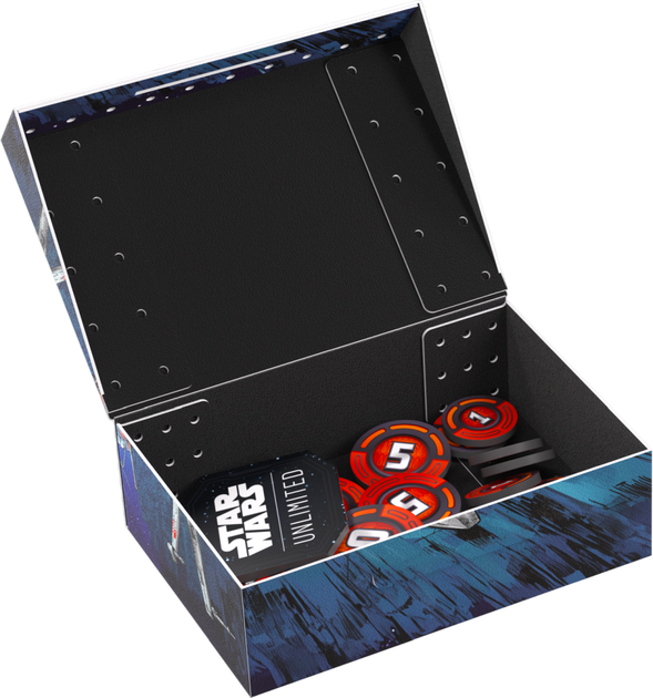 Pudełko na karty Gamegenic: Star Wars Unlimited Card Game - Twin Suns Soft Crate - Battle of Scarif GGS25143ML (4251715417508) - obraz 11