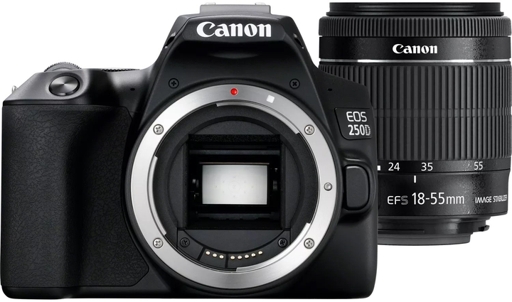 Aparat fotograficzny Canon EOS 250D + EF-S 18-55mm f/4-5.6 IS STM (3454C002) - obraz 1