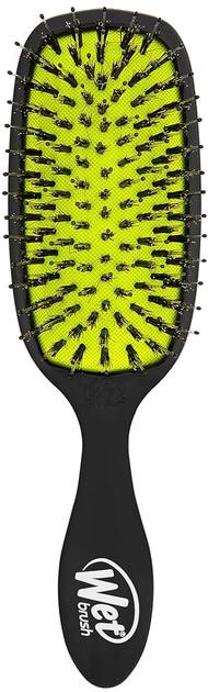 Szczotka do włosów Wet Brush Shine Enhancer Czarno-seledynowa (736658946789) - obraz 1