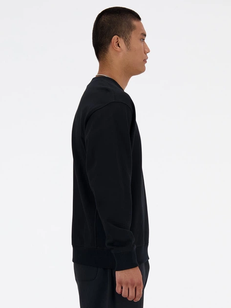 Свитшот оверсайз мужской New Balance Athletics MT41547BK XL Черный (197375339733) - Фото 3 Свитшот оверсайз мужской New Balance Athletics MT41547BK XL Черный (197375339733) - изображение 3