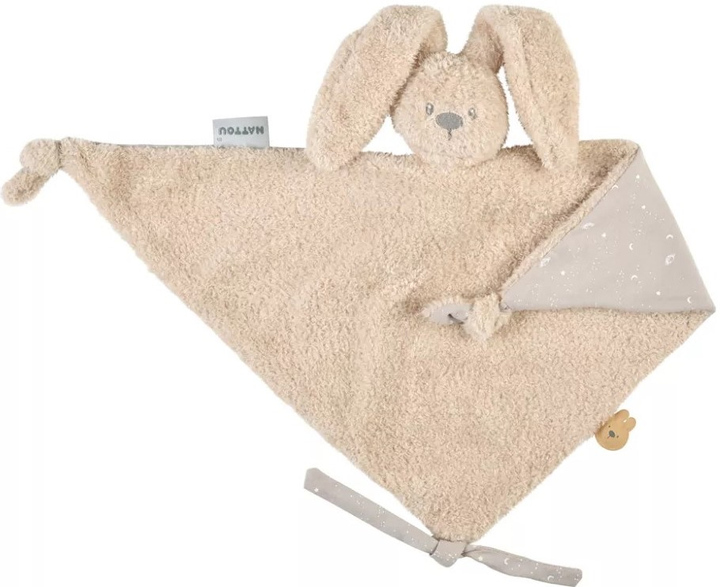 Przytulanka Nattou Maxi Lapidou Teddy święcąca w ciemności 65 x 40 cm Piaskowa (875875) (5414673875875) - obraz 1