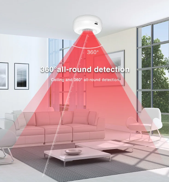 Датчик руху + освітлення WiFi, живлення від USB, Tuya, Smart life, - зображення 7