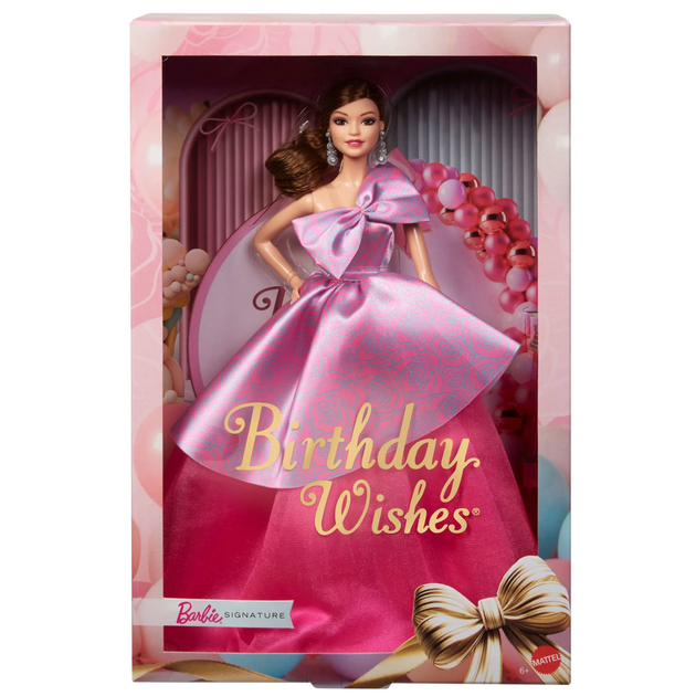 Лялька Барбі колекційна Особливий день народження Barbie Signature Birthday Wishes 2025 (JBJ08) (JBJ08) - Фото 2 Лялька Барбі колекційна Особливий день народження Barbie Signature Birthday Wishes 2025 (JBJ08) (JBJ08) - зображення 2