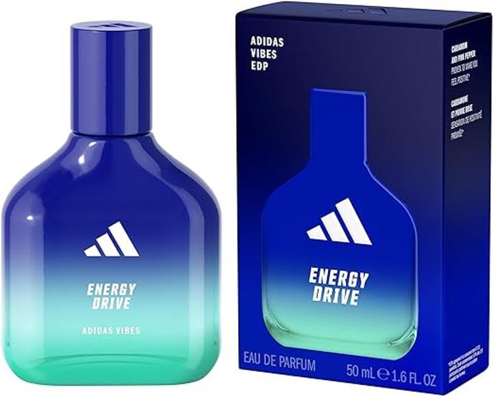 Парфумована вода унісекс Adidas Vibes Energy Drive 50 мл (3616305447043) - зображення 1