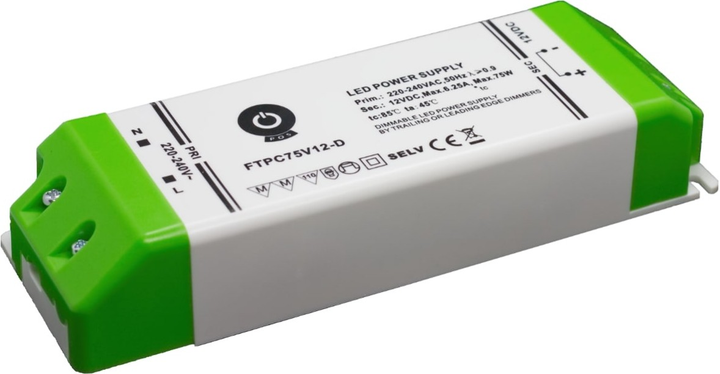 Zasilacz POS LED Driver 24V, 3A, 75W CV (FTPC75V24-D) (5902135126097) - obraz 1