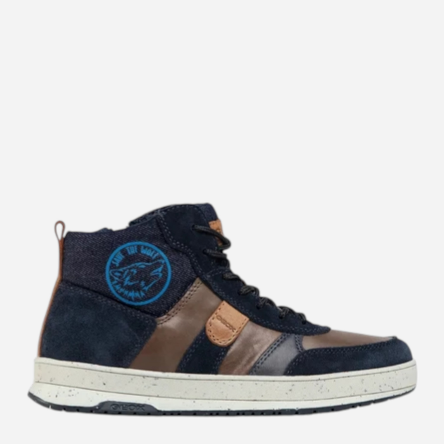 Sneakersy chłopięce za kostkę Geox J04CXD0CL22-C6MF4 34 Ciemnogranatowe (8054730803235) - obraz 1