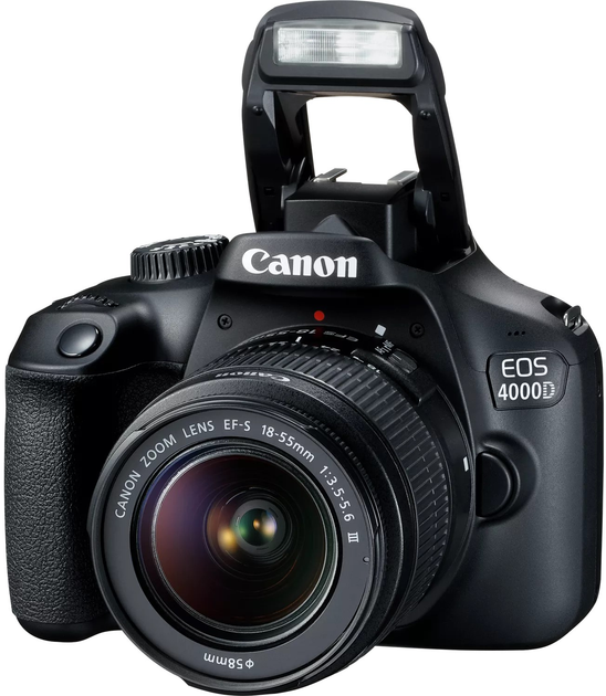 Фотоапарат Canon EOS 4000D + EF-S 18-55 DC III (3011C003) - зображення 3