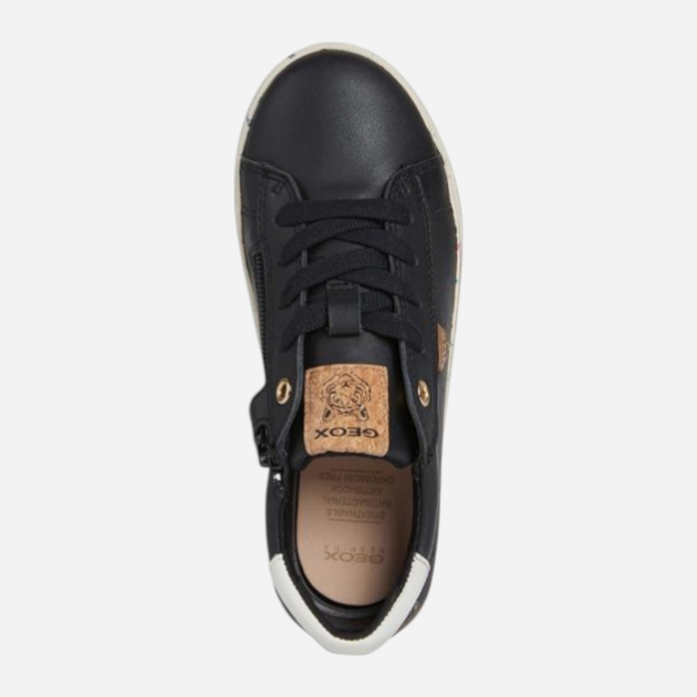 Sneakersy dla dziewczynki Geox J26EUA0002H-C9999 36 Czarne (8050036796820) - obraz 4