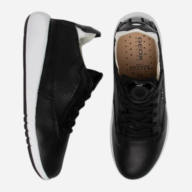 Sneakersy damskie Geox D Aerantis A D02HNA00085-C9999 38 Czarne (8054730432480) - obraz 4