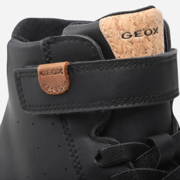 Sneakersy dla dziewczynki za kostkę Geox J Kathe G. G J26EUG0002H-C9999 33 Czarne (8050036797711) - obraz 6