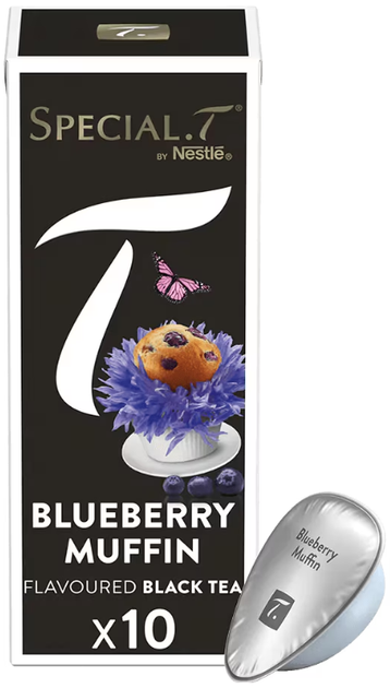 Чай в капсулах для кавоварок Dolce Gusto "Blueberry Muffin" 10 капсул (потрібен адаптер) - Фото 1 Чай в капсулах для кавоварок Dolce Gusto "Blueberry Muffin" 10 капсул (потрібен адаптер) - изображение 1