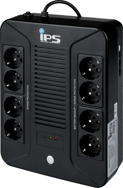 UPS IPS DM1-LI-0k6-PC-1x7 600VA/360W (5902135154854) - obraz 1