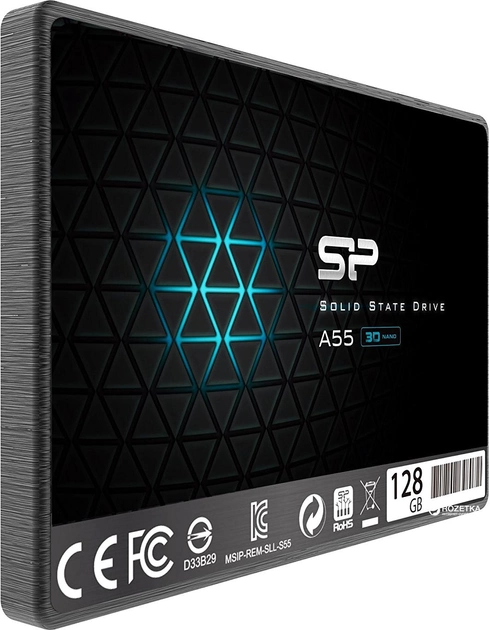 Silicon Power A55 128GB 2.5" SATAIII TLC (SP128GBSS3A55S25) - изображение 2