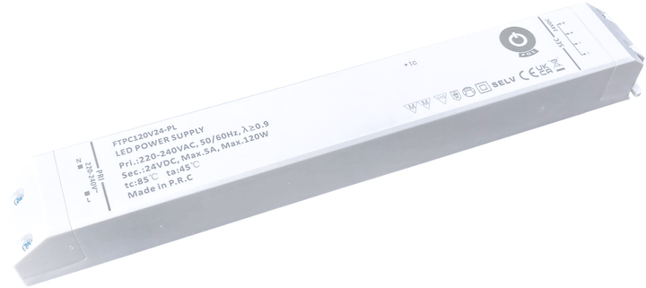Zasilacz POS LED Driver 24V, 5A, 120W CV (FTPC120V24-PL) (5902135158036) - obraz 1