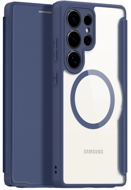Чохол-книжка DUX Ducis Skin X Pro для Samsung Galaxy S25 Ultra з MagSafe та гаманцем Blue (6971824160963) - зображення 1