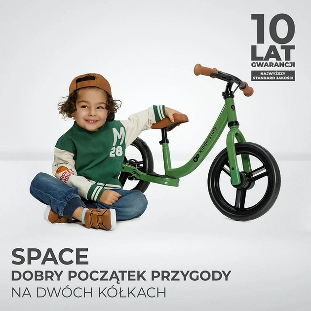 Біговел Kinderkraft Space Light Green (KRSPAC23GRE0000) - зображення 7