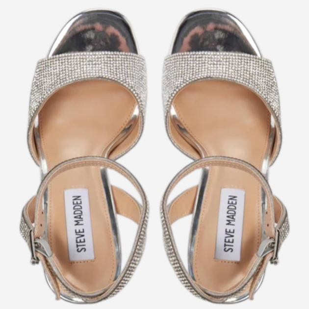 Sandały damskie Steve Madden Transpire SM11002901 41 Srebrne (8720857311686) - obraz 5