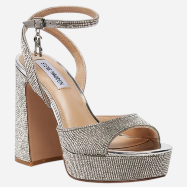 Sandały damskie Steve Madden Transpire SM11002901 38 Srebrne (8720857311655) - obraz 2