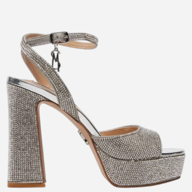Sandały damskie Steve Madden Transpire SM11002901 37 Srebrne (8720857311648) - obraz 1