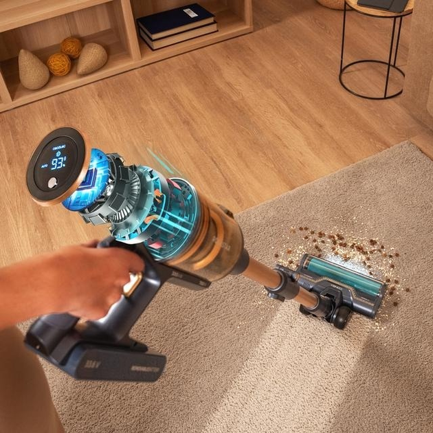 Odkurzacz pionowy akumulatorowy Cecotec Conga Rockstar 10500 Solar AquaPet Flex (2312) - obraz 10
